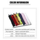 Lightweight Golf Club Carrier Bag Portable Travel Adjustable Shoulder Strap Bags