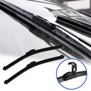 Car Windshield Wiper Blades U Hook Type Bracketless Car Windscreen Wipers Parts