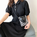 Heart Flap Bead Strap Shoulder Bag Ladies Leather Handbags Female Crossbody Tote