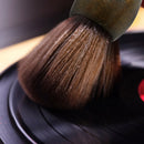 Wooden Handle Record Cleaning Brush Anti-static Dust Remover for LP Vinyl Player