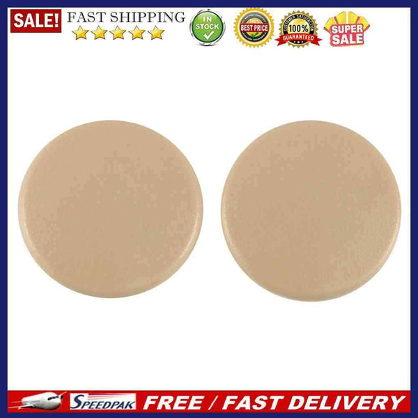 2pcs Car Rear Armrest Cover Cap Seat Handle Trim Bolt for Cadillac Escalade E