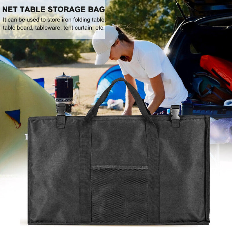 Camping Tent Folding Table Storage Bag Waterproof BBQ Picnic Pouch (Black) Newly