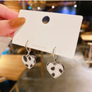 Love Heart Leopard Women Girls Earring Drop Earrings Hoop Earring Stud Earrings