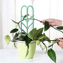 Leaf Shape Garden Trellis for Mini Climbing Plants Potted Plant Support Rack