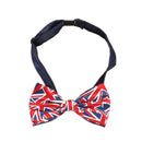 Men Pre Tied Bow Tie Union Jack Party Fancy Dress Platinum Jubilee Wedding Z4Q8