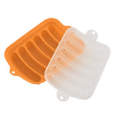 DIY Sausage Making Mold Food Grade Silicone Handmade Hot Dog Mold (Orange) Newly