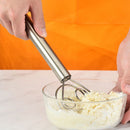 13" Bread Flour Eggs Mixing Rod Danish Dough Whisk Blender Coil Mixer