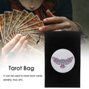 Velvet Tarots Cards Storage Bag Jewelry Dice Bags Drawstring Package (Owl)