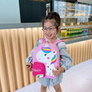 Kindergarten Cute Cartoon Animal Backpack Children Knapsack Handbags (Pink)