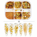 DIY Holographic Chunky Hexagon Nail Sequins Star Moon Summer Glitter Flakes