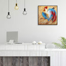 Colorful Rooster Canvas Painted Oil Paint By Numbers Modern Home Wall Art
