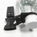 Portable Outdoor Hiking Nylon Webbing Bottle Holder Buckle Clip(Black) Newly