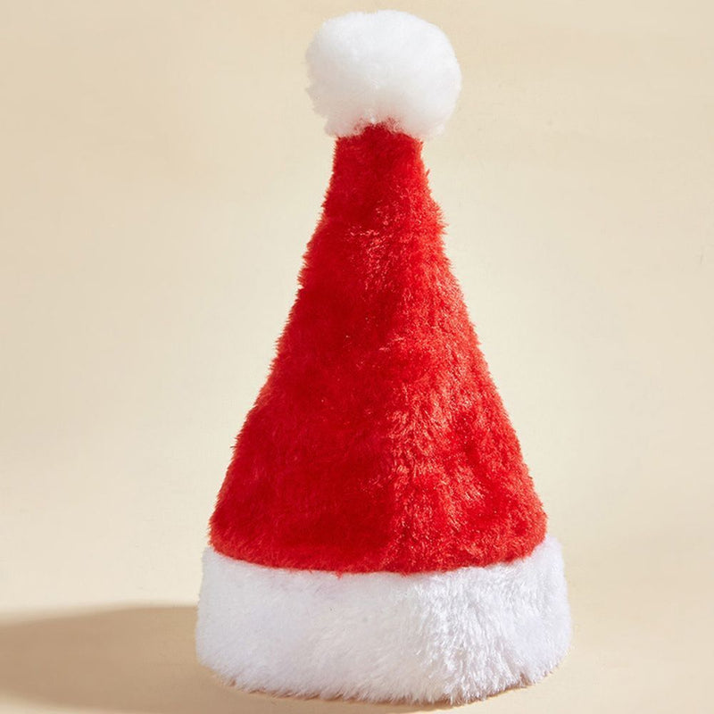 Dog Holiday costume Adjustable Santa Claus Merry Christmas Pet Hat Animal Cap