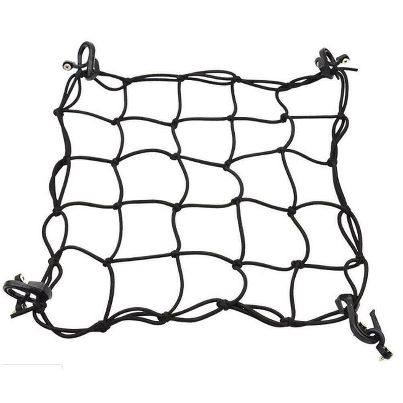 15"x15" Deck Cargo Bungee Net with Pad Eyes & Hooks Boat For Canoe Marine Q3J2