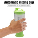 350ml Protein Shaker Mixing Cup Sports Training Automatic Bottle (Green)