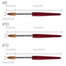 Handle Flower Drawing Pen Acrylic Nail Art Brush Sable Hair Nail Painting Brush