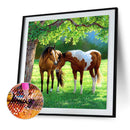 5D DIY Full Drill Diamond Painting Horse Cross Stitch Mosaic Craft Wall Arts Kit