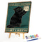 Retro Animal Poster Oil Paint By Numbers Kits Canvas DIY Home Decoration Gi