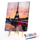 Eiffel Tower 40x50cm Oil Paint By Numbers Picture DIY M437