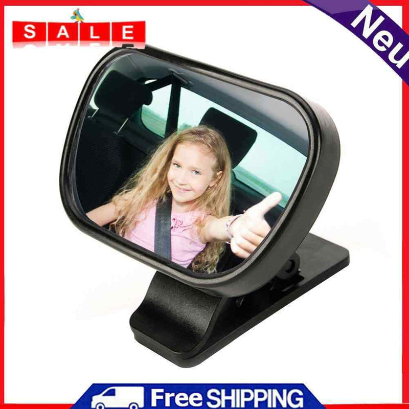 2 - in - 1 Baby Rearview Mirror, convex, shatter-proof rear seat