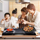 Master Grill Pan - Non-Stick Grilling Barbecue Smokeless Korean BBQ Plate Newly