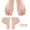 1pair Toe Separator Thumb Valgus Protector Pain Relief Foot Care Tool(S)