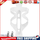 Mountain Bicycle Water Bottle Cage MTB Kettle Stand Rack with Screw (White)