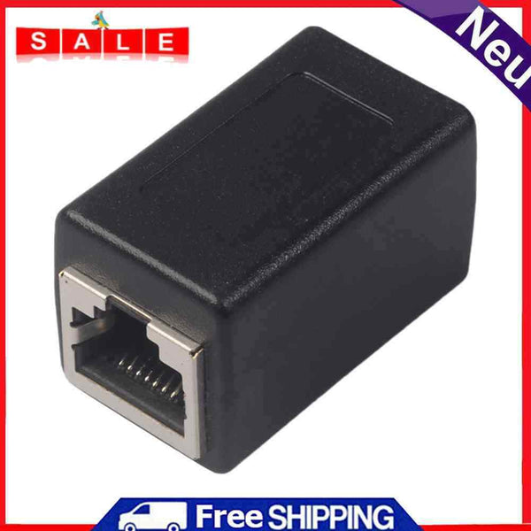Female to Female RJ45 8P8C Ethernet LAN Cable Coupler Connector Extender Plug