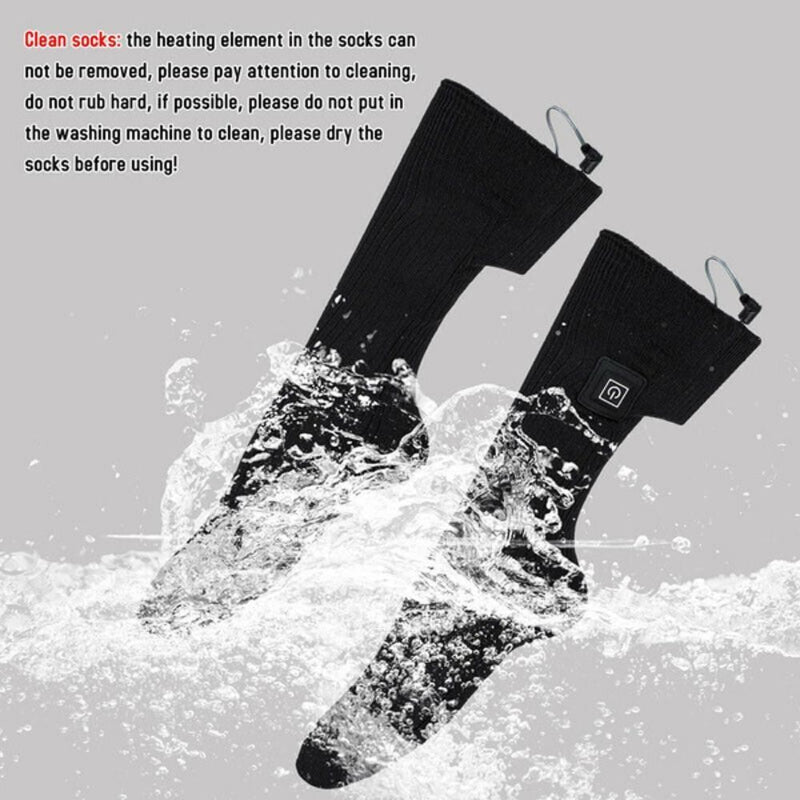 Winter Electric Warmer Sport Socks Rechargeable Warmer Socks Heated Socks