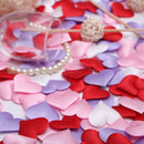 Table Decoration Wedding Party Throwing Rose Petals Love Heart Padded Fabric