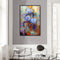Iris Oil Paint By Numbers Kit DIY Acrylic Painting for Adults Home Decoration