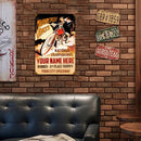 Motorcycle Races Retro Metal Plate Tin Sign for Bar Pub Club Cafe Wall Art