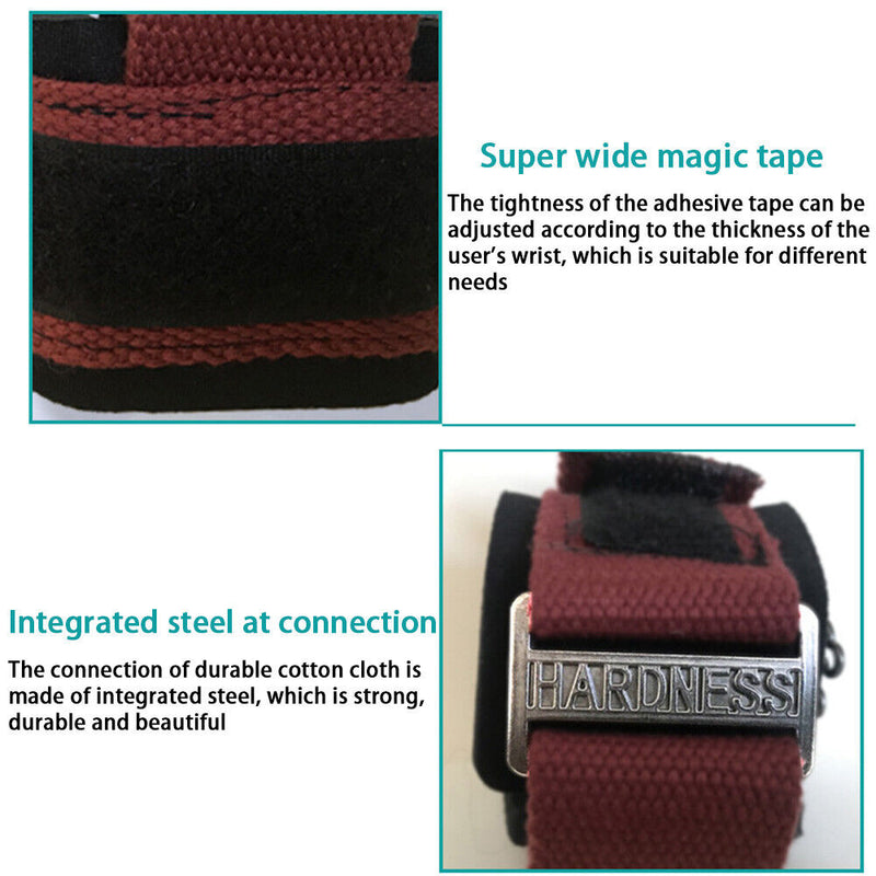 Finger Flexion Extension Training Device Strength Trainer (Red 60 Pound)