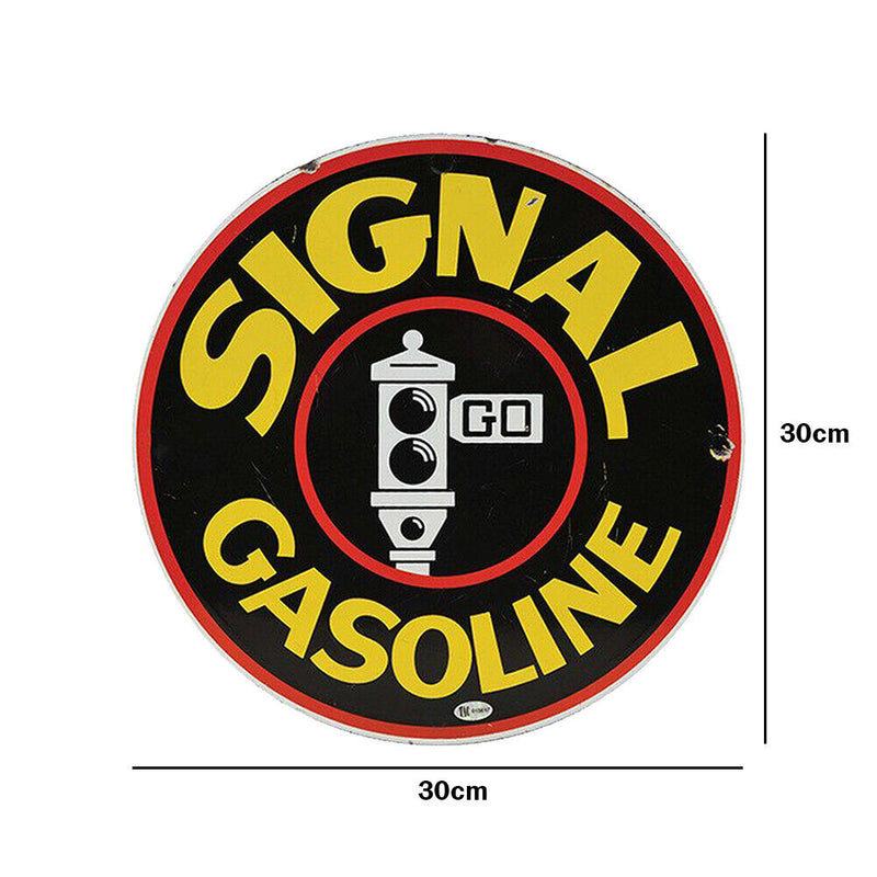 Round Metal Tin Sign Plaque Wall Letters Posters Iron Painting for Bar (2) Newly