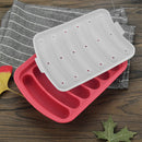 DIY Sausage Making Mold Food Grade Silicone Handmade Hot Dog Mold (Red) Newly