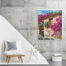 #A Yard Corner Oil Paint By Numbers Kit DIY Drawing Picture for Adults Home De