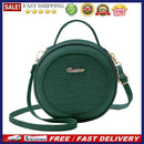 Retro Women Alligator PU Crossbody Bag Female Small Round Purse Shoulder Handbag
