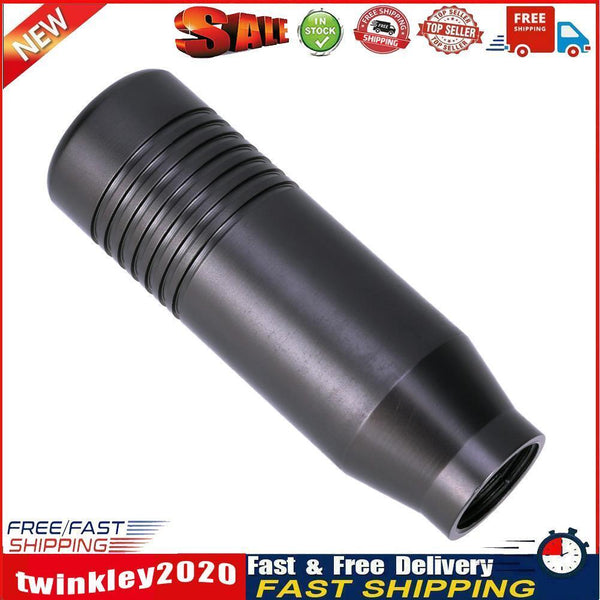 8.5cm Car Aluminum Alloy Manual Gear Stick Shifter Lever Knob(Black) Newly