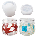 Epoxy Casting Silicone Mould Bottle Candle Jam Jar Pudding Cup Storage Box