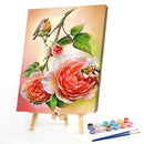 Oil Paint By Numbers Beautiful Flowers Coloring Picture Drawing