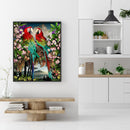 Diamond Painting Parrots Branch DIY Embroidery Mosaic Craft Needlework Decor Kit