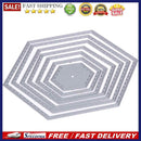 Hexagon spiral Die Cuts Metal Cutting Dies In Scrapbooking Embossing