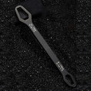8-22mm Universal Torx Wrench Self-tightening Double-head Spanner (Black S) Newly