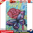 DIY Special Shaped Diamond Painting Butterfly PU Passport Protection Cover Newly
