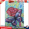 DIY Special Shaped Diamond Painting Butterfly PU Passport Protection Cover Newly