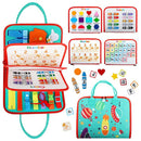Busy Board Montessori Toys Toddlers Sensory Toys Learning Basic Dress Skill~