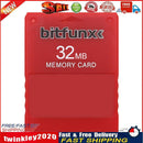 V1.966 Free McBoot 32MB Memory Cards for Sony PS2 Game Console Card (Red) Newly