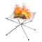 Foldable Portable Outdoor Fire Pits Camping Picnic Yard BBQ Campfire Rack