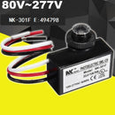 AC 80~277V Photoelectric Switch Light Sensor Switch NK-301F Photo Controller
