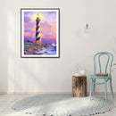 Diamond Painting Kit Lighthouse Full Round Drill DIY Mosaic Picture Home Deco